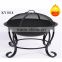 KEYO Powder Coated Finishing and Grills Type outdoor fire pit