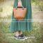2016 New Arrival Beautiful Straw Bag Brown Women Beach Bag