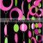 B-d Colorful Decorative Pvc Curtain for Home Decoration