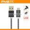 2015 Newest Arrival Metal Braided Strong fishnet charger cable for iPhone 5 6 6s