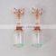 MUB 2015 new model earrings fashion hot sale copper zircon earring beautiful perfume pendant earring