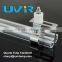 High quality quartz twin tube elliptical aluminium reflector and clamp for IR lamp