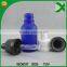20ml frosted glass dropper bottle with childproof cap for smoking oil