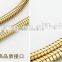 Golden Plated flexible shower hose, 360 degree rotational nut,double-lock,150-200cm