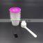 FDA certificate safe plastic body and non-woven filter coffee capsule with lid