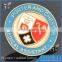 Personalized custom acrylic united nations metal logo badge hot sale