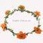 Wholesale 6 floral flowers hairband ,daisy girl/woman flower hairband headband