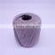 acrylic polyester hand knitting yarn in ball dyed lower price knitting yarn