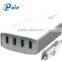 Popular universal usb car charger for ipad phone quad usb charger mini car battery charger Max 8A
