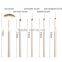 Popular brush set for makeup 18pcs synthetic makeup brush set with makeup bag