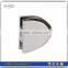 Hot sale round back D shape glass clamp