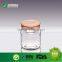 Free samples pet material bottle nuts food storage plastic jar 250g cheap clear empty jam jar