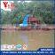 Gold Dredger with bucket chain type and pump suction type