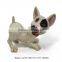 Lovely Resin White Dog Statue