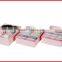 Plastic Waterproof Storage Set 3Pcs Socks Bra and Underwear Box Design