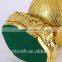 Custom resin shinny golden basketball trophy