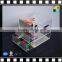 2016 3 drawer clear acrylic makeup organizer/acrylic cosmetic display storage drawer box