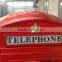 London Classical Public Steel Telephone Booth / Cast Iron Telephone Booth
