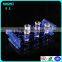 High quality round shape acrylic wine rack beer cup stand holder & balck wine display stand