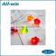 attractive cyrstalline flower shaped solar light with 10pcs white LED