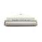 White Plastic Chafe With Rectangle Loop and Roller in 2" , Rectangle W/Roller Chafe, Plastic Chafe With Metal Loop