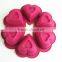 11052 Six Holes Heart Shaped Cake Mould Silicone Mould