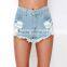 high waisted ripped denim shorts for women ripped jean shorts