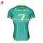 Heat Transfer Uniforms, Green Live Style,Custom Rugby Jerseys