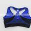 Blue Seamless Sports Bra /customized Sports Bra Factory Shantou