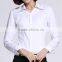 Long sleeve woman formal dress shirts cotton office lady dress blouse