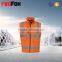 polyester outer and fleece inner safety vest for children
