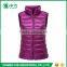 Latest Fashion Multi Color Keep Warm Women Winter Duck Down Vest for Sale