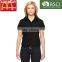 women office working clothes short sleeve polo shirt ladies work uniform style made in china