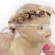 FGA041 Yiwu Lovebaby Cheap Plastic Floewr With Lace Ribbon Stylish Girls Hairband