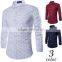 Wholesale walson d46835a fashion new long sleeve mens printing dress shirts 2015 apparel