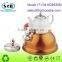 BPA free reusable Stainless Steel Tea Kettle/pot with Copper Capsule Bottom / Ceramic Electronic Kettle/pot