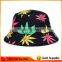 Wholesale Marijuana Leaf Printed Bucket Hat,Wholesale Custom Bucket Hats Bulk, Mens Bucket Hats