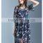 2017 Ladies Fashion Casual Dress Women Sexy New Style Long Chiffon Dresses