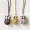 New Color Vogue Wholesale Girls USA Flag Owl Pendant Necklace Jewelry Watch
