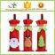 christmas decorative christmas santa claus wine bottle covers, decorative wine bottle cover
