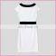 Simple Casual Spandex Cotton Dress Classic Short Sleeves Dress Factory Hot Sell Cheap Dress
