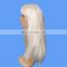 Long straight white hair China wig supplier