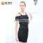 Party wear clothing black sexy spaghetti strap girls dress Off shoulder evening dress