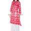 Manufacturer of Woman 100% cotton Kurta collar neck A line