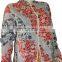 Beautiful floral printed Kantha jacket reversible winter coat for ladies wholesale