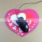 Love design EVA Mouse pads with photo frame,PP mouse pad