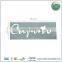 Good Quality Self-adhesive Label Metal Stickers Custom Logo