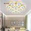 Modern LED Chandelier Lights Lamp 52w-160w dinning room/bedroom Acrylic+Metal Dimmable Pandent Hanging Chandeliers 220v