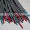 Red and lighter green metal material shoe lace aglets for shoelaces and shoelace tips metal tips