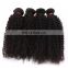 Brazilian hair in dubai 3 bundles with closure kinky hair